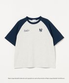 【ユナイテッドアローズ/UNITED ARROWS / KIDS】の【別注】MLB プリント Tシャツ / キッズ 140cm-160cm 大人の最旬トレンドファッション＆コーディネート founy(ファウニー) ファッション Fashion キッズファッション Fashion for Kids クラシック Classic, Timeless Style グラフィック Graphic, Graphic Design コレクション Collection, Seasonal Line ニューヨーク New York, NYC Style プリント Print, Printed Pattern 別注 Limited Edition, Custom Order モチーフ Motif, Design Theme アウトレット Outlet / Clearance thumbnail NAVY|ID: prp329100004993404 ipo3291000000037398493