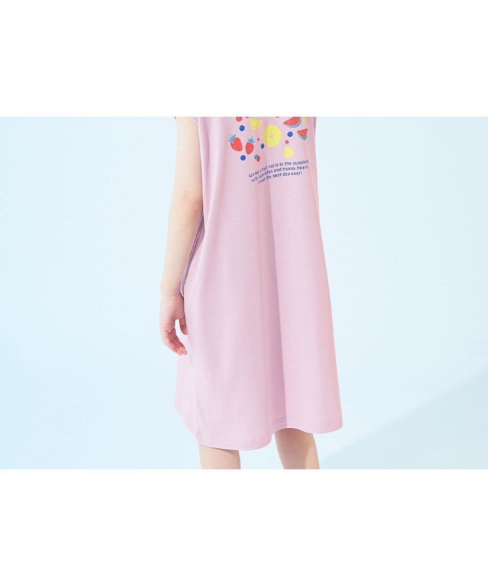 【デビロック/devirock / KIDS】の【ひやシャリ】接触冷感 デビラボ プリントタンクワンピース 子供服 キッズ 26SS インテリア・キッズ・メンズ・レディースファッション・服の通販 founy(ファウニー) 　ファッション　Fashion　キッズファッション　Fashion for Kids　ワンピース　Dresses　プリント　Print, Printed Pattern　夏　Summer　2026年　2026　2026春夏・S/S　Spring/Summer 2026 SS26　006-フルーツ-アイスピンク|ID: prp329100004993414 ipo3291000000037398617