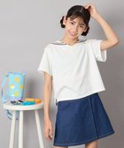 【アー ヴェー ヴェー/a.v.v / KIDS】の120-160 【接触冷感/ジメジメ対策】セーラーカラーT 大人の最旬トレンドファッション＆コーディネート founy(ファウニー) ファッション Fashion キッズファッション Fashion for Kids クール Cool, Chic ショート Short, Short Length シンプル Simple, Minimal ボトム Bottoms, Lower Wear 半袖 Short Sleeve, Half Sleeve ミニスカート Mini Skirt, Short Skirt ロング Long, Long-Length ワイド Wide, Wide Fit 再入荷 Restock / Back in Stock おすすめ Recommended / Our Picks 夏 Summer thumbnail ホワイト|ID: prp329100004993420 ipo3291000000037398644