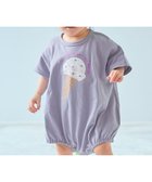 【デビロック/devirock / KIDS】の綿100% デビラボ プリント半袖ゆったりロンパース 子供服 キッズ 男の子 26SS 大人の最旬トレンドファッション＆コーディネート founy(ファウニー) ファッション Fashion キッズファッション Fashion for Kids イラスト Illustration プリント Print, Printed Pattern 半袖 Short Sleeve, Half Sleeve ロンパース Romper, Jumpsuit 2026年 2026 2026春夏・S/S Spring/Summer 2026 SS26 thumbnail 005-アイス-Gブルー|ID: prp329100004993422 ipo3291000000037398665