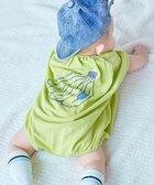 【デビロック/devirock / KIDS】の綿100% デビラボ プリント半袖ゆったりロンパース 子供服 キッズ 男の子 26SS 大人の最旬トレンドファッション＆コーディネート founy(ファウニー) ファッション Fashion キッズファッション Fashion for Kids イラスト Illustration プリント Print, Printed Pattern 半袖 Short Sleeve, Half Sleeve ロンパース Romper, Jumpsuit 2026年 2026 2026春夏・S/S Spring/Summer 2026 SS26 thumbnail 009-バナナ-LYグリーン|ID: prp329100004993422 ipo3291000000037398668