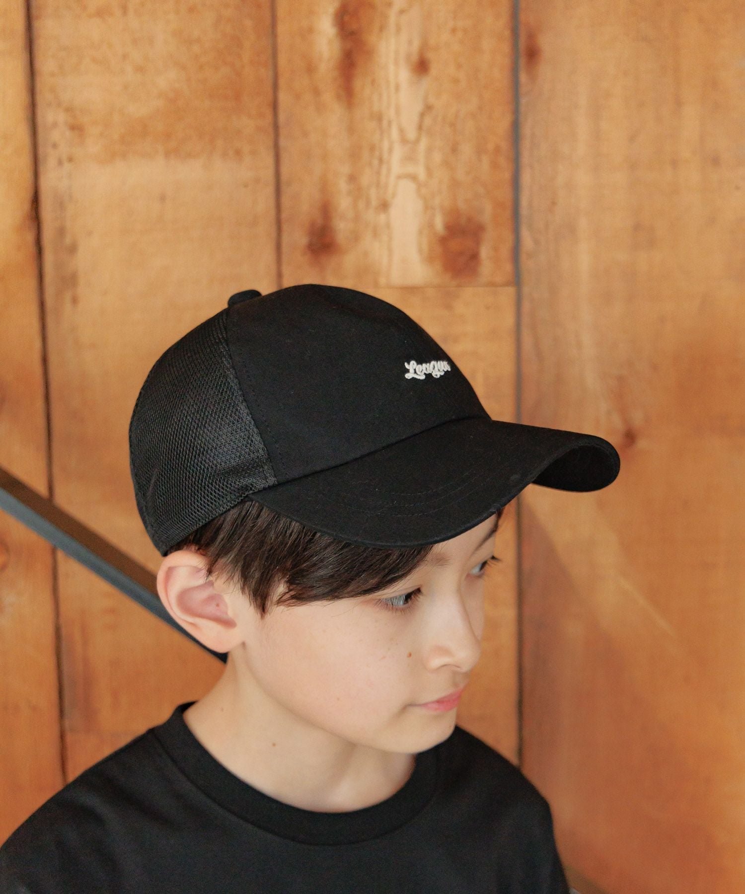 【グローバルワーク/GLOBAL WORK / KIDS】のDRY/洗えるメッシュCAP/キッズ/417703 インテリア・キッズ・メンズ・レディースファッション・服の通販 founy(ファウニー) 　ファッション　Fashion　キッズファッション　Fashion for Kids　キャップ　Cap, Baseball Cap　ベーシック　Basic, Essential　メッシュ　Mesh, Net Fabric　リボン　Ribbon, Bow　ワンポイント　One Point, Statement Accent　定番　Standard, Basic Item　洗える　Machine Washable　ブラックシャラ刺繍09|ID: prp329100004993428 ipo3291000000037398780