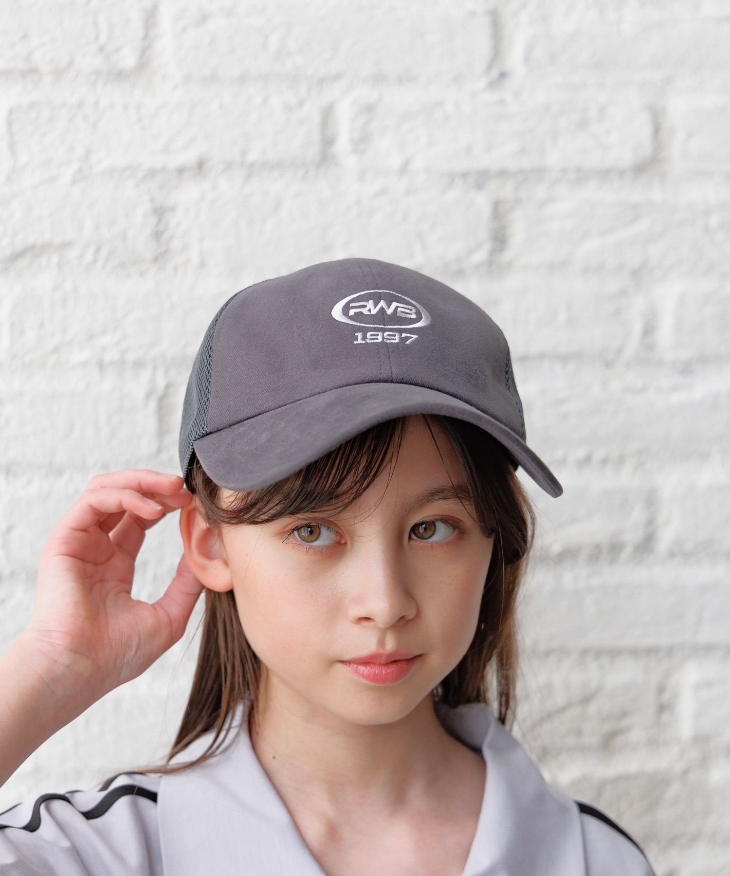 【グローバルワーク/GLOBAL WORK / KIDS】のDRY/洗えるメッシュCAP/キッズ/417703 インテリア・キッズ・メンズ・レディースファッション・服の通販 founy(ファウニー) 　ファッション　Fashion　キッズファッション　Fashion for Kids　キャップ　Cap, Baseball Cap　ベーシック　Basic, Essential　メッシュ　Mesh, Net Fabric　リボン　Ribbon, Bow　ワンポイント　One Point, Statement Accent　定番　Standard, Basic Item　洗える　Machine Washable　ピグメントチャコールロゴ19|ID: prp329100004993428 ipo3291000000037398781