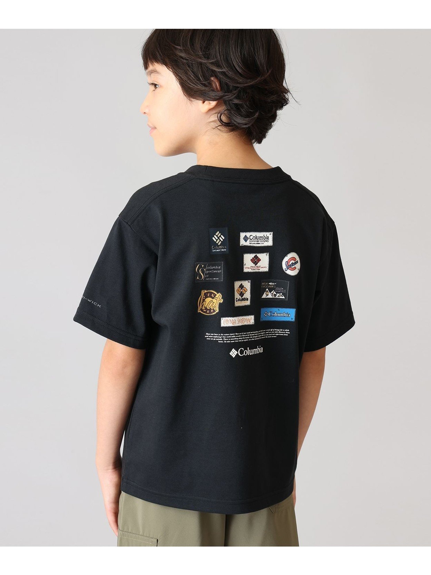 【コロンビア/Columbia / KIDS】のColumbia/ キッズアイテム/ ユーススタックブルックグラフィックショートスリーブTシャツ /コロンビア インテリア・キッズ・メンズ・レディースファッション・服の通販 founy(ファウニー) 　ファッション　Fashion　キッズファッション　Fashion for Kids　おすすめ　Recommended / Our Picks　アウトドア　Outdoor Clothing　インナー　Innerwear　クラシック　Classic, Timeless Style　グラフィック　Graphic, Graphic Design　フィット　Fit, Slim Fit　リラックス　Relax, Relaxed Fit　ブラック[002001]|ID: prp329100004993431 ipo3291000000037398834