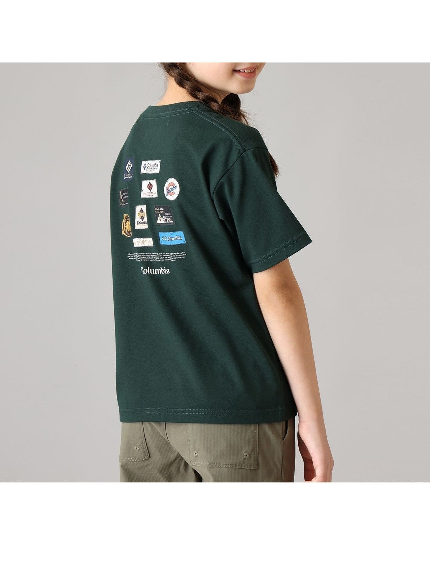 【コロンビア/Columbia / KIDS】のColumbia/ キッズアイテム/ ユーススタックブルックグラフィックショートスリーブTシャツ /コロンビア インテリア・キッズ・メンズ・レディースファッション・服の通販 founy(ファウニー) 　ファッション　Fashion　キッズファッション　Fashion for Kids　おすすめ　Recommended / Our Picks　アウトドア　Outdoor Clothing　インナー　Innerwear　クラシック　Classic, Timeless Style　グラフィック　Graphic, Graphic Design　フィット　Fit, Slim Fit　リラックス　Relax, Relaxed Fit　グリーン[006001]|ID: prp329100004993431 ipo3291000000037398835