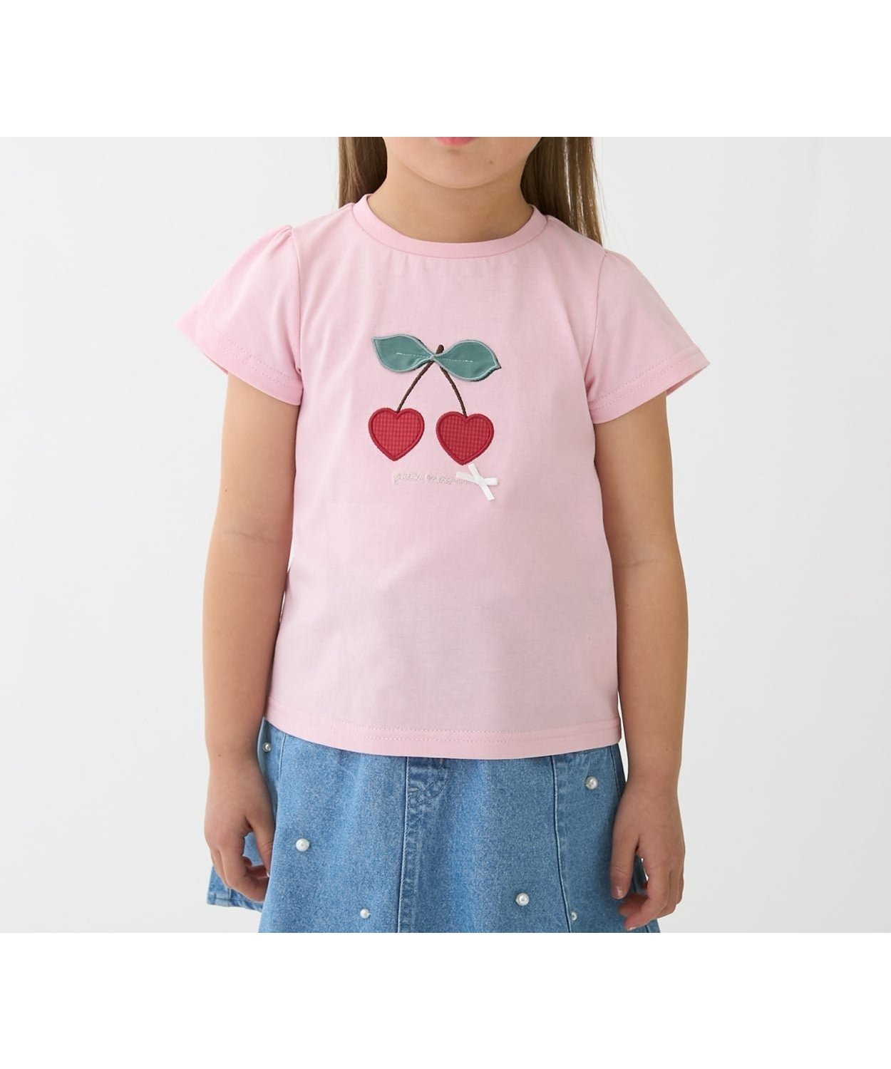 【ナルミヤ オンライン/NARUMIYA ONELINE / KIDS】のアップリケアソートTシャツ インテリア・キッズ・メンズ・レディースファッション・服の通販 founy(ファウニー) 　ファッション　Fashion　キッズファッション　Fashion for Kids　おすすめ　Recommended / Our Picks　チュール　Tulip, Tulip Motif　ポケット　Pocket, Pocket Detail　モチーフ　Motif, Design Theme　リボン　Ribbon, Bow　ライト ピンク|ID: prp329100004993434 ipo3291000000037398871