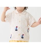【ナルミヤ オンライン/NARUMIYA ONELINE / KIDS】のクロシェ開衿シャツ 大人の最旬トレンドファッション＆コーディネート founy(ファウニー) ファッション Fashion キッズファッション Fashion for Kids おすすめ Recommended / Our Picks インナー Innerwear ウォッシャブル Machine Washable クロシェ Crochet, Knitted Lace ポケット Pocket, Pocket Detail モチーフ Motif, Design Theme thumbnail ECRU|ID: prp329100004993435 ipo3291000000037398875