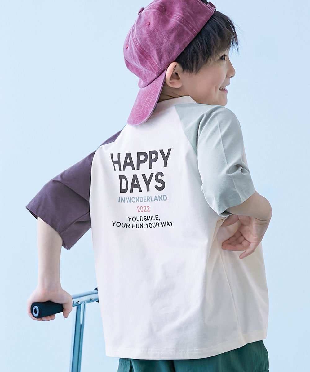 【デビロック/devirock / KIDS】の【イージーウォッシュ】防汚 ラグラン 5分袖 Tシャツ 子供服 キッズ 男の子 26SS インテリア・キッズ・メンズ・レディースファッション・服の通販 founy(ファウニー) ファッション Fashion キッズファッション Fashion for Kids ストレッチ Stretch, Stretchy Fabric なめらか Smooth, Silky Texture おすすめ Recommended / Our Picks 夏 Summer 2026年 2026 2026春夏・S/S Spring/Summer 2026 SS26 007-サックスブルー-オフ|ID: prp329100004993440 ipo3291000000037398931