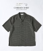 【フォーワンセブン バイ エディフィス/417 by EDIFICE / MEN】のLE JAPON CHIRIMEN シャツ 大人の最旬トレンドファッション＆コーディネート founy(ファウニー) ファッション Fashion メンズファッション Fashion for Men シンプル Simple, Minimal リラックス Relax, Relaxed Fit thumbnail ブラック|ID: prp329100004993447 ipo3291000000037399039