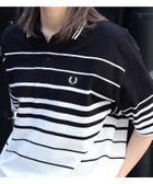 【ビームス ウイメン/BEAMS】の【別注】FRED PERRY / リラックス ストライプ ピケ ポロシャツ 大人の最旬トレンドファッション＆コーディネート founy(ファウニー) ファッション Fashion レディースファッション Fashion for Women トップス・カットソー Cut & Sew Tops シャツ・ブラウス・オフィスカジュアル Elegant Blouses & Button-Ups ポロシャツ・きれいめカジュアル Smart-Casual Polo Tops ストライプ Stripe, Striped Pattern トレンド Trend, Trending Now フィット Fit, Slim Fit ベスト Vest, Waistcoat ポロシャツ Polo Shirt, Collared Tee リラックス Relax, Relaxed Fit ロンドン London Style, British Inspired エレガント 上品 Elegant 別注 Limited Edition, Custom Order 鹿の子 Piqué, Kanoko Fabric thumbnail BLACK/SNOW_WHITE|ID: prp329100004993494 ipo3291000000037399362
