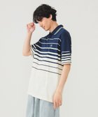 【ビームス ウイメン/BEAMS】の【別注】FRED PERRY / リラックス ストライプ ピケ ポロシャツ 大人の最旬トレンドファッション＆コーディネート founy(ファウニー) ファッション Fashion レディースファッション Fashion for Women トップス・カットソー Cut & Sew Tops シャツ・ブラウス・オフィスカジュアル Elegant Blouses & Button-Ups ポロシャツ・きれいめカジュアル Smart-Casual Polo Tops ストライプ Stripe, Striped Pattern トレンド Trend, Trending Now フィット Fit, Slim Fit ベスト Vest, Waistcoat ポロシャツ Polo Shirt, Collared Tee リラックス Relax, Relaxed Fit ロンドン London Style, British Inspired エレガント 上品 Elegant 別注 Limited Edition, Custom Order 鹿の子 Piqué, Kanoko Fabric thumbnail TENNIS_BLUE/ECRU|ID: prp329100004993494 ipo3291000000037399363