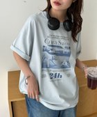 【ディスコート/Discoat】のアソートアニマルフォトTシャツ 大人の最旬トレンドファッション＆コーディネート founy(ファウニー) ファッション Fashion レディースファッション Fashion for Women トップス・カットソー Cut & Sew Tops シャツ・ブラウス・オフィスカジュアル Elegant Blouses & Button-Ups ロングTシャツ・Tシャツ Longline T-Shirts & Tees thumbnail サックスブルー|ID: prp329100004993511 ipo3291000000037399476