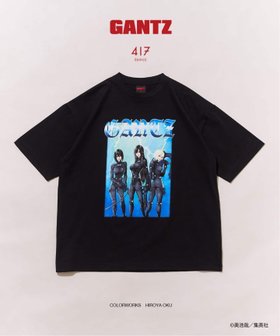 【フォーワンセブン エディフィス/417 EDIFICE】のGANTZ / ガンツ 417別注『COLOR WORKS』Tシャツ 大人の最旬トレンドファッション＆コーディネート founy(ファウニー) ファッション Fashion レディースファッション Fashion for Women トップス・カットソー Cut & Sew Tops シャツ・ブラウス・オフィスカジュアル Elegant Blouses & Button-Ups ロングTシャツ・Tシャツ Longline T-Shirts & Tees イラスト Illustration キャラクター Character, Licensed Characters クール Cool, Chic グラフィック Graphic, Graphic Design コレクション Collection, Seasonal Line シンプル Simple, Minimal スウェット / スエット Sweatshirt, Sweatwear スタイリッシュ Stylish, Fashionable ダブル Double, Double-Breasted 人気 Popular, Best Seller フロント Front, Front Design プリント Print, Printed Pattern 別注 Limited Edition, Custom Order ミックス Mix, Mixed Style メタリック Metallic, Shiny Finish ラバー Rubber, Rubber Sole |ID:prp329100004993514