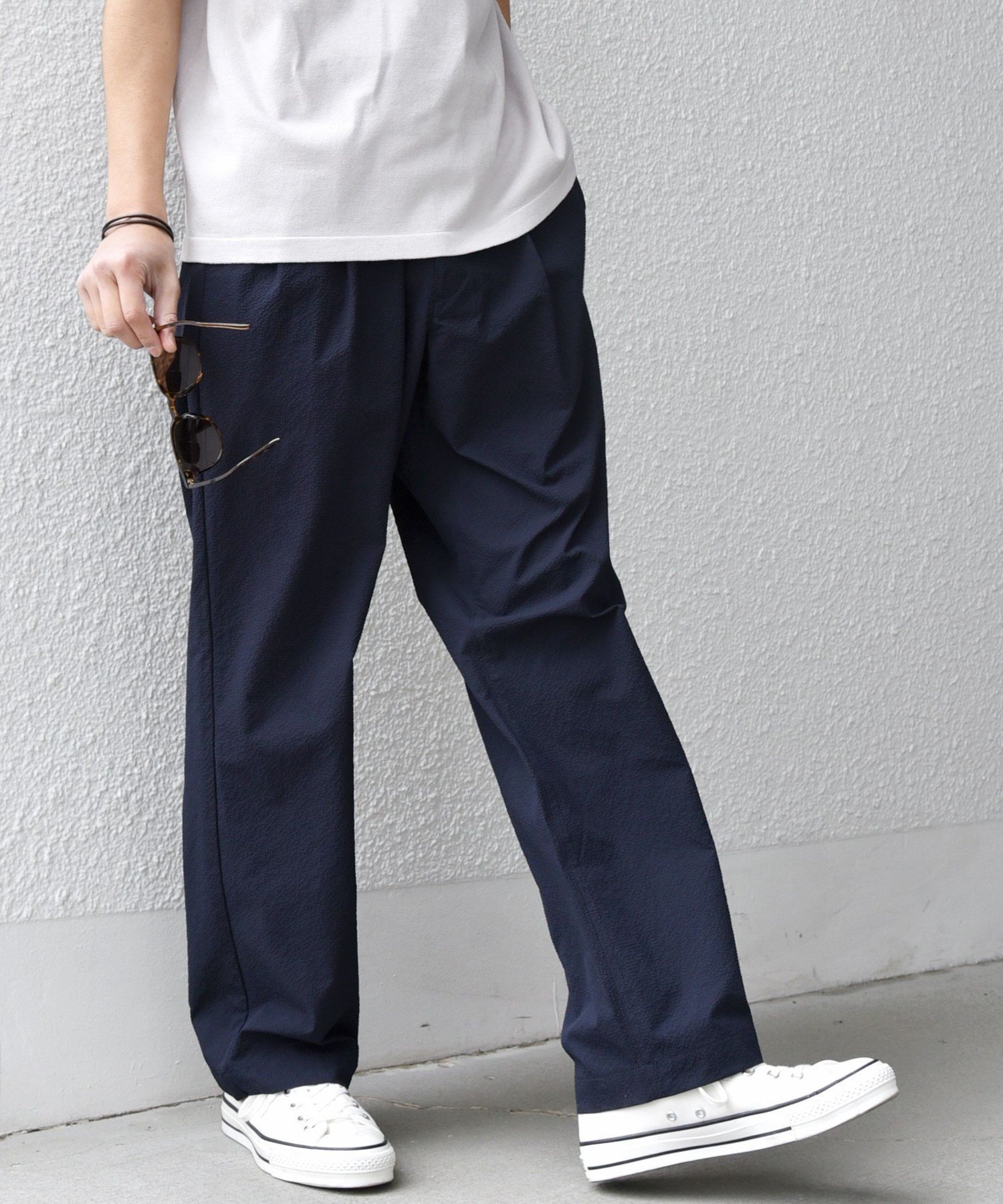 【シップス/SHIPS / MEN】のSHIPS any 撥水/軽量/ストレッチ SOLOTEX シアサッカー セミワイド イージーパンツ(セットアップ対応)25SS インテリア・キッズ・メンズ・レディースファッション・服の通販 founy(ファウニー) ファッション Fashion メンズファッション Fashion for Men ボトムス Bottoms 春 Spring カットソー Cut and Sewn Top 軽量 Lightweight, Ultra Light シャーリング Shirring, Ruched ストレッチ Stretch, Stretchy Fabric セットアップ Set-Up, Coordinated Outfit ポケット Pocket, Pocket Detail ワイド Wide, Wide Fit おすすめ Recommended / Our Picks 夏 Summer 2025年 2025 2025春夏・S/S Spring/Summer 2025 SS25 ネイビー|ID: prp329100004993515 ipo3291000000037399499