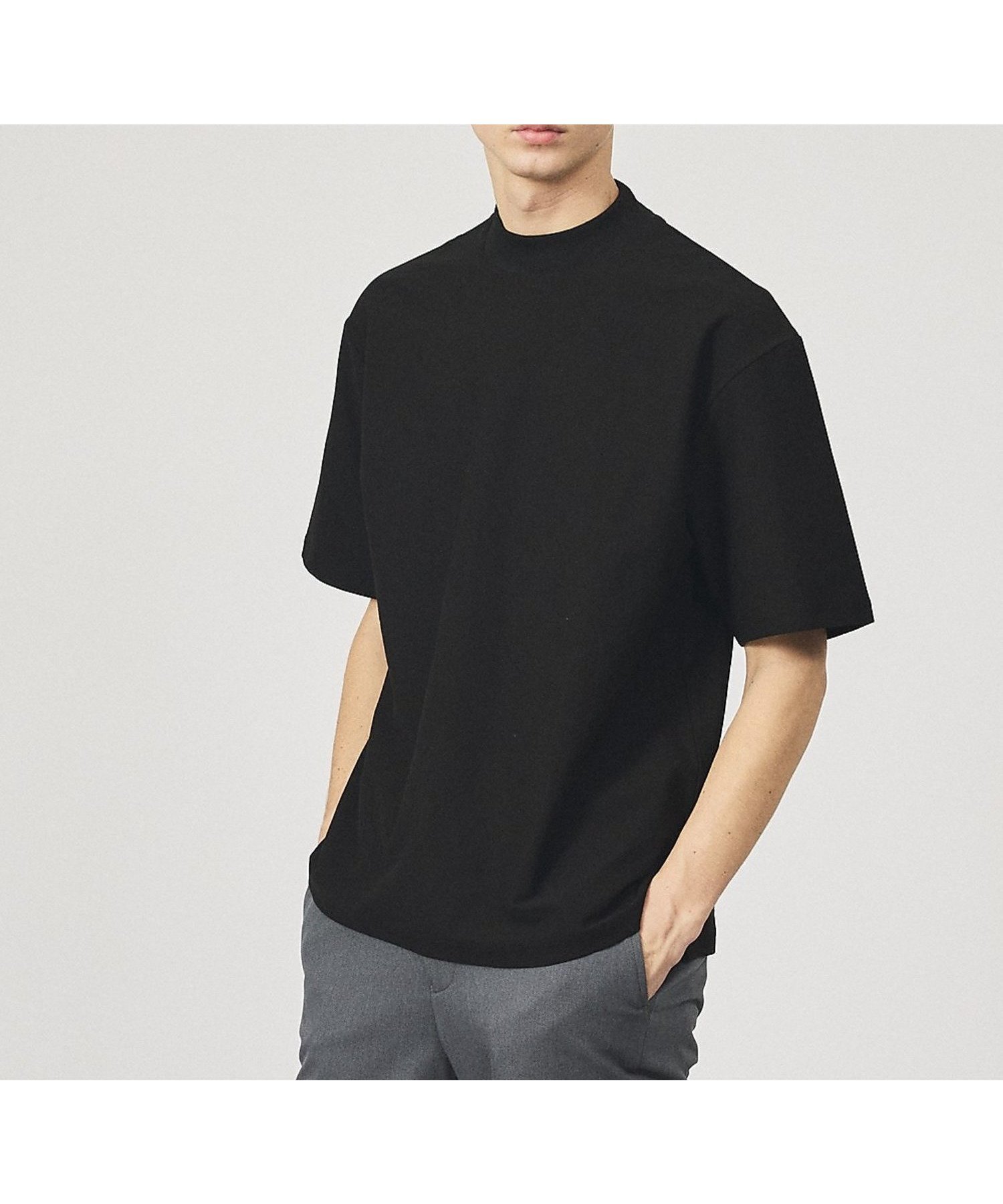 【アバハウス/ABAHOUSE / MEN】の【接触冷感】モックネック Tシャツ / COVEROSS 大人の最旬トレンドファッション＆コーディネート founy(ファウニー) 　ファッション　Fashion　メンズファッション　Fashion for Men　インナー　Innerwear　吸水　Absorbent, Quick-Dry　サマー　Summer, Summer Style　ジャケット　Jacket, Outerwear　スマート　Smart, Elegant　ツイル　Twist, Twisted Detail　バランス　Balance, Style Balance　モックネック　Mock Neck, Short Turtleneck　エレガント 上品　Elegant　ビジネス 仕事 通勤　Business / Work / Commuting　 other-1|ID: prp329100004993518 ipo3291000000037399516