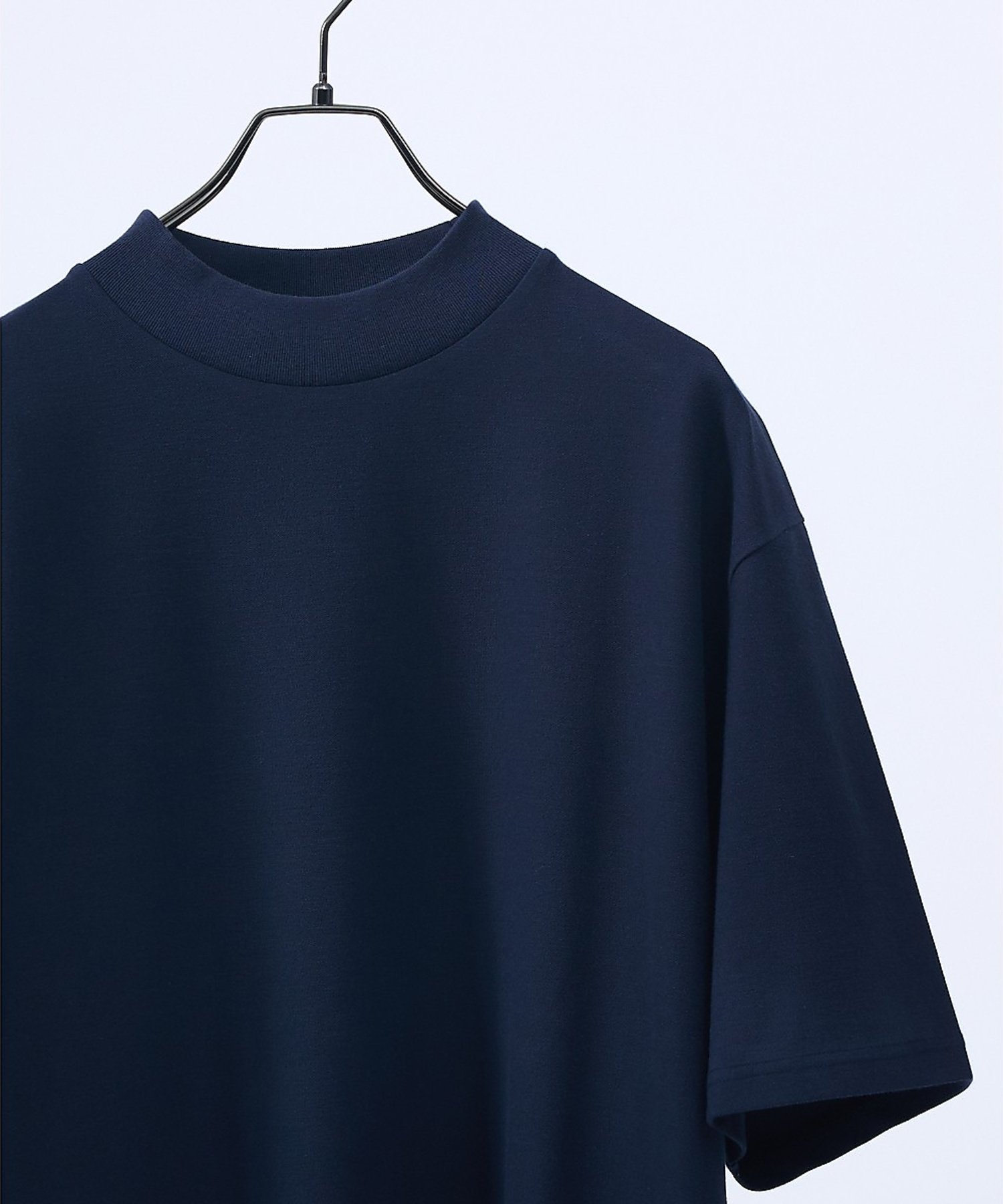 【アバハウス/ABAHOUSE / MEN】の【接触冷感】モックネック Tシャツ / COVEROSS インテリア・キッズ・メンズ・レディースファッション・服の通販 founy(ファウニー) 　ファッション　Fashion　メンズファッション　Fashion for Men　インナー　Innerwear　吸水　Absorbent, Quick-Dry　サマー　Summer, Summer Style　ジャケット　Jacket, Outerwear　スマート　Smart, Elegant　ツイル　Twist, Twisted Detail　バランス　Balance, Style Balance　モックネック　Mock Neck, Short Turtleneck　エレガント 上品　Elegant　ビジネス 仕事 通勤　Business / Work / Commuting　ネイビー|ID: prp329100004993518 ipo3291000000037399520