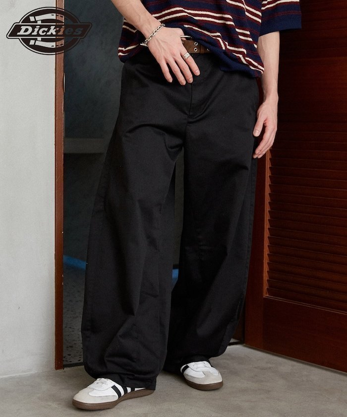 【フリークスストア/FREAK'S STORE】の別注 バレルパンツ 限定展開 インテリア・キッズ・メンズ・レディースファッション・服の通販 founy(ファウニー) 　ファッション　Fashion　レディースファッション　Fashion for Women　パンツ　Pants & Trousers　今季　This Season, Current Season　スペシャル　Special, Limited Edition　トレンド　Trend, Trending Now　バランス　Balance, Style Balance　パターン　Pattern, Design Print　フォルム　Silhouette, Form　ベーシック　Basic, Essential　別注　Limited Edition, Custom Order　ミックス　Mix, Mixed Style　ユニセックス　Unisex, Genderless　レオパード　Leopard, Animal Print　ワイド　Wide, Wide Fit　S/S・春夏　SS, Spring/Summer, Warm Season　夏　Summer　2026年　2026　2026春夏・S/S　Spring/Summer 2026 SS26　ブラック|ID: prp329100004993541 ipo3291000000037399740