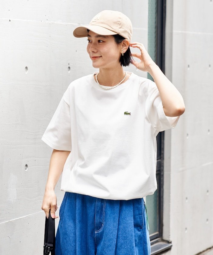 【フリークスストア/FREAK'S STORE】のLACOSTE 別注 スピンドル付き クルーネック 半袖Tシャツ/ワンポイントTシャツ 全5色 大人の最旬トレンドファッション＆コーディネート founy(ファウニー) 　ファッション　Fashion　レディースファッション　Fashion for Women　トップス・カットソー　Cut & Sew Tops　シャツ・ブラウス・オフィスカジュアル　Elegant Blouses & Button-Ups　ロングTシャツ・Tシャツ　Longline T-Shirts & Tees　2026年　2026　2026春夏・S/S　Spring/Summer 2026 SS26　スピンドル　Spindle, Drawcord　スペシャル　Special, Limited Edition　フィット　Fit, Slim Fit　リラックス　Relax, Relaxed Fit　ワンポイント　One Point, Statement Accent　別注　Limited Edition, Custom Order　半袖　Short Sleeve, Half Sleeve　吸水　Absorbent, Quick-Dry　夏　Summer　春　Spring　S/S・春夏　SS, Spring/Summer, Warm Season　 other-1|ID: prp329100004993560 ipo3291000000037400083