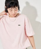 【フリークスストア/FREAK'S STORE】のLACOSTE 別注 スピンドル付き クルーネック 半袖Tシャツ/ワンポイントTシャツ 全5色 大人の最旬トレンドファッション＆コーディネート founy(ファウニー) ファッション Fashion レディースファッション Fashion for Women トップス・カットソー Cut & Sew Tops シャツ・ブラウス・オフィスカジュアル Elegant Blouses & Button-Ups ロングTシャツ・Tシャツ Longline T-Shirts & Tees 2026年 2026 2026春夏・S/S Spring/Summer 2026 SS26 スピンドル Spindle, Drawcord スペシャル Special, Limited Edition フィット Fit, Slim Fit リラックス Relax, Relaxed Fit ワンポイント One Point, Statement Accent 別注 Limited Edition, Custom Order 半袖 Short Sleeve, Half Sleeve 吸水 Absorbent, Quick-Dry 夏 Summer 春 Spring S/S・春夏 SS, Spring/Summer, Warm Season thumbnail ピンク|ID: prp329100004993560 ipo3291000000037400086