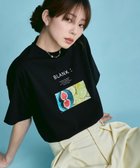 【ビーフラット/bflat】のUVカット 接触冷感 フルーツフォトプリントTシャツ 大人の最旬トレンドファッション＆コーディネート founy(ファウニー) ファッション Fashion レディースファッション Fashion for Women トップス・カットソー Cut & Sew Tops シャツ・ブラウス・オフィスカジュアル Elegant Blouses & Button-Ups ロングTシャツ・Tシャツ Longline T-Shirts & Tees アウトドア Outdoor Clothing トレンド Trend, Trending Now ビッグ Big, Oversized プリント Print, Printed Pattern ランニング Running, Running Wear, Activewear, Jogging おすすめ Recommended / Our Picks thumbnail ブラック2|ID: prp329100004993564 ipo3291000000037400118