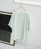 【フリークスストア/FREAK'S STORE】の限定展開 シアー ボーダー 半袖 Tシャツ 大人の最旬トレンドファッション＆コーディネート founy(ファウニー) ファッション Fashion レディースファッション Fashion for Women トップス・カットソー Cut & Sew Tops シャツ・ブラウス・オフィスカジュアル Elegant Blouses & Button-Ups ロングTシャツ・Tシャツ Longline T-Shirts & Tees 2026年 2026 2026春夏・S/S Spring/Summer 2026 SS26 おすすめ Recommended / Our Picks シアー Sheer, See-Through スニーカー Sneakers, Trainers スラックス Slacks, Dress Pants デニム Denim, Jeans Material ボーダー Border, Stripe ワイド Wide, Wide Fit 半袖 Short Sleeve, Half Sleeve 夏 Summer S/S・春夏 SS, Spring/Summer, Warm Season thumbnail ブルーグリーン|ID: prp329100004993568 ipo3291000000037400140