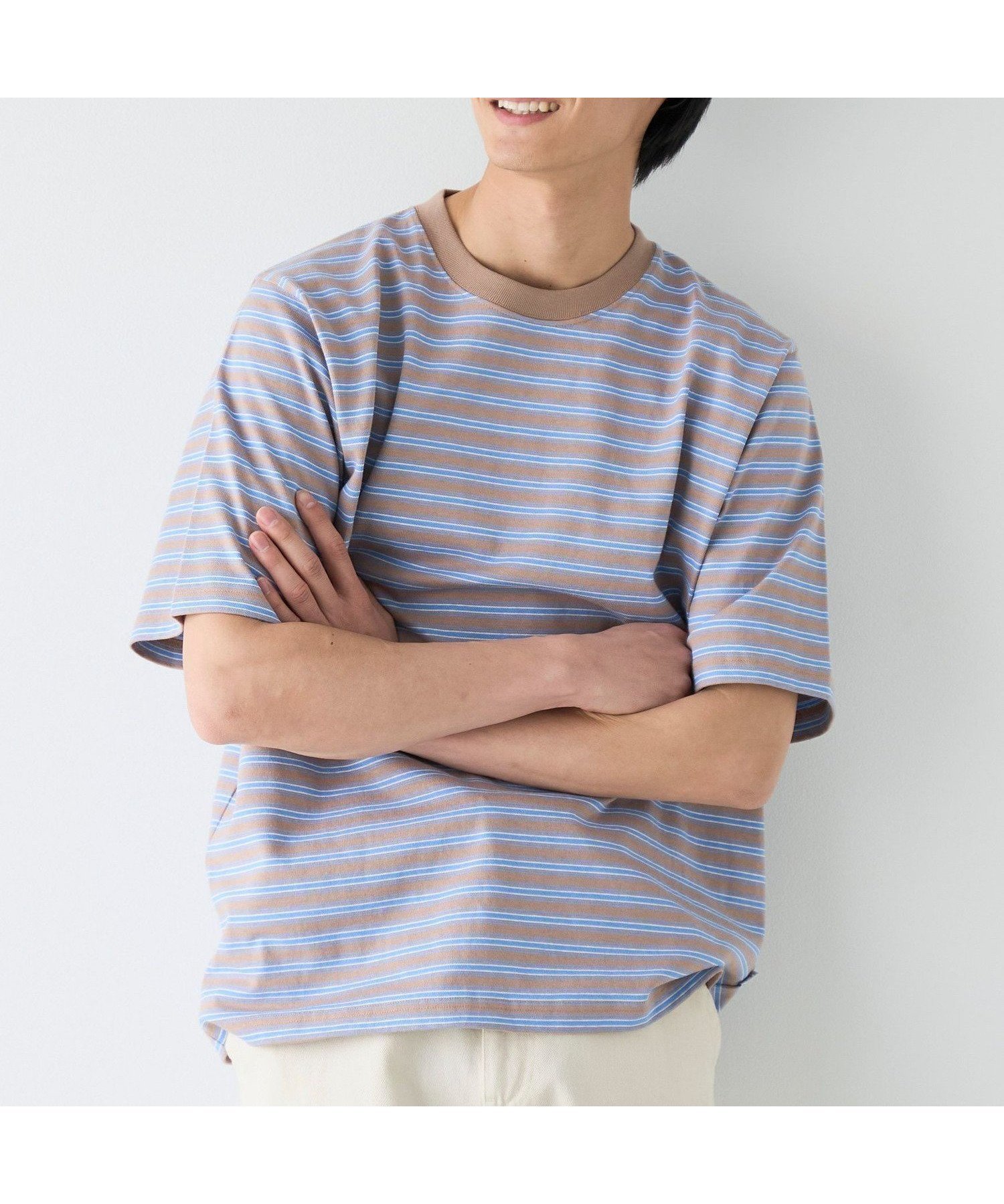 【コーエン/COEN】のRepurヘビーコットンボーダーTシャツ【抗菌性,消臭性】 大人の最旬トレンドファッション＆コーディネート founy(ファウニー) 　ファッション　Fashion　レディースファッション　Fashion for Women　トップス・カットソー　Cut & Sew Tops　シャツ・ブラウス・オフィスカジュアル　Elegant Blouses & Button-Ups　ロングTシャツ・Tシャツ　Longline T-Shirts & Tees　イラスト　Illustration　ヴィンテージ　Vintage Style　抗菌　Antibacterial, Bacteria-Resistant　プリント　Print, Printed Pattern　ボーダー　Border, Stripe　 other-1|ID: prp329100004993570 ipo3291000000037400147