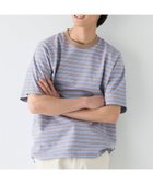 【コーエン/COEN】のRepurヘビーコットンボーダーTシャツ【抗菌性,消臭性】 大人の最旬トレンドファッション＆コーディネート founy(ファウニー) ファッション Fashion レディースファッション Fashion for Women トップス・カットソー Cut & Sew Tops シャツ・ブラウス・オフィスカジュアル Elegant Blouses & Button-Ups ロングTシャツ・Tシャツ Longline T-Shirts & Tees イラスト Illustration ヴィンテージ Vintage Style 抗菌 Antibacterial, Bacteria-Resistant プリント Print, Printed Pattern ボーダー Border, Stripe thumbnail MD.BROWN|ID: prp329100004993570 ipo3291000000037400148