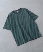 【コーエン/COEN】のRepurヘビーコットンボーダーTシャツ【抗菌性,消臭性】 大人の最旬トレンドファッション＆コーディネート founy(ファウニー) ファッション Fashion レディースファッション Fashion for Women トップス・カットソー Cut & Sew Tops シャツ・ブラウス・オフィスカジュアル Elegant Blouses & Button-Ups ロングTシャツ・Tシャツ Longline T-Shirts & Tees イラスト Illustration ヴィンテージ Vintage Style 抗菌 Antibacterial, Bacteria-Resistant プリント Print, Printed Pattern ボーダー Border, Stripe thumbnail DK.GRAY|ID: prp329100004993570 ipo3291000000037400150