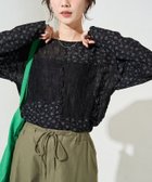 【フリークスストア/FREAK'S STORE】の小花柄プリントパッチワークレーストップス【限定展開】 大人の最旬トレンドファッション＆コーディネート founy(ファウニー) ファッション Fashion レディースファッション Fashion for Women トップス・カットソー Cut & Sew Tops 花柄・フラワープリント・モチーフ Floral Prints & Motifs / Flower Pattern Tops 2026年 2026 2026春夏・S/S Spring/Summer 2026 SS26 インナー Innerwear トレンド Trend, Trending Now ドッキング Docking, Mixed Material フィット Fit, Slim Fit プリント Print, Printed Pattern レース Lace, Lace Fabric 夏 Summer S/S・春夏 SS, Spring/Summer, Warm Season thumbnail ブラック|ID: prp329100004993597 ipo3291000000037400362