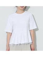 【コカ/COCA】の接触冷感チュールレイヤードフレアトップス 大人の最旬トレンドファッション＆コーディネート founy(ファウニー) ファッション Fashion レディースファッション Fashion for Women トップス・カットソー Cut & Sew Tops thumbnail White|ID: prp329100004993602 ipo3291000000037400411