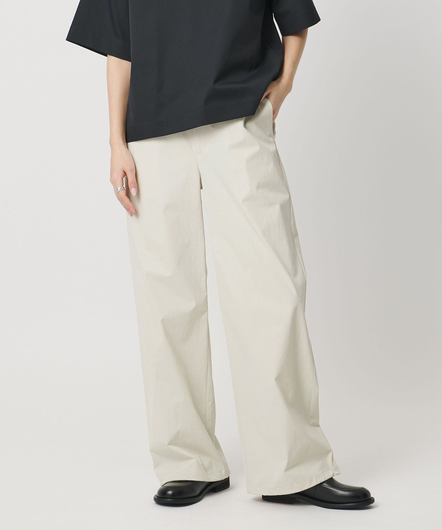 【ビューティ&ユース ユナイテッドアローズ/BEAUTY&YOUTH / UNITED ARROWS】のMARW UNITED ARROWS ストレート イージーパンツ 撥水 インテリア・キッズ・メンズ・レディースファッション・服の通販 founy(ファウニー) 　ファッション　Fashion　レディースファッション　Fashion for Women　パンツ　Pants & Trousers　ストレート　Straight, Straight Cut　人気　Popular, Best Seller　ビジネス 仕事 通勤　Business / Work / Commuting　NATURAL|ID: prp329100004993610 ipo3291000000037400461