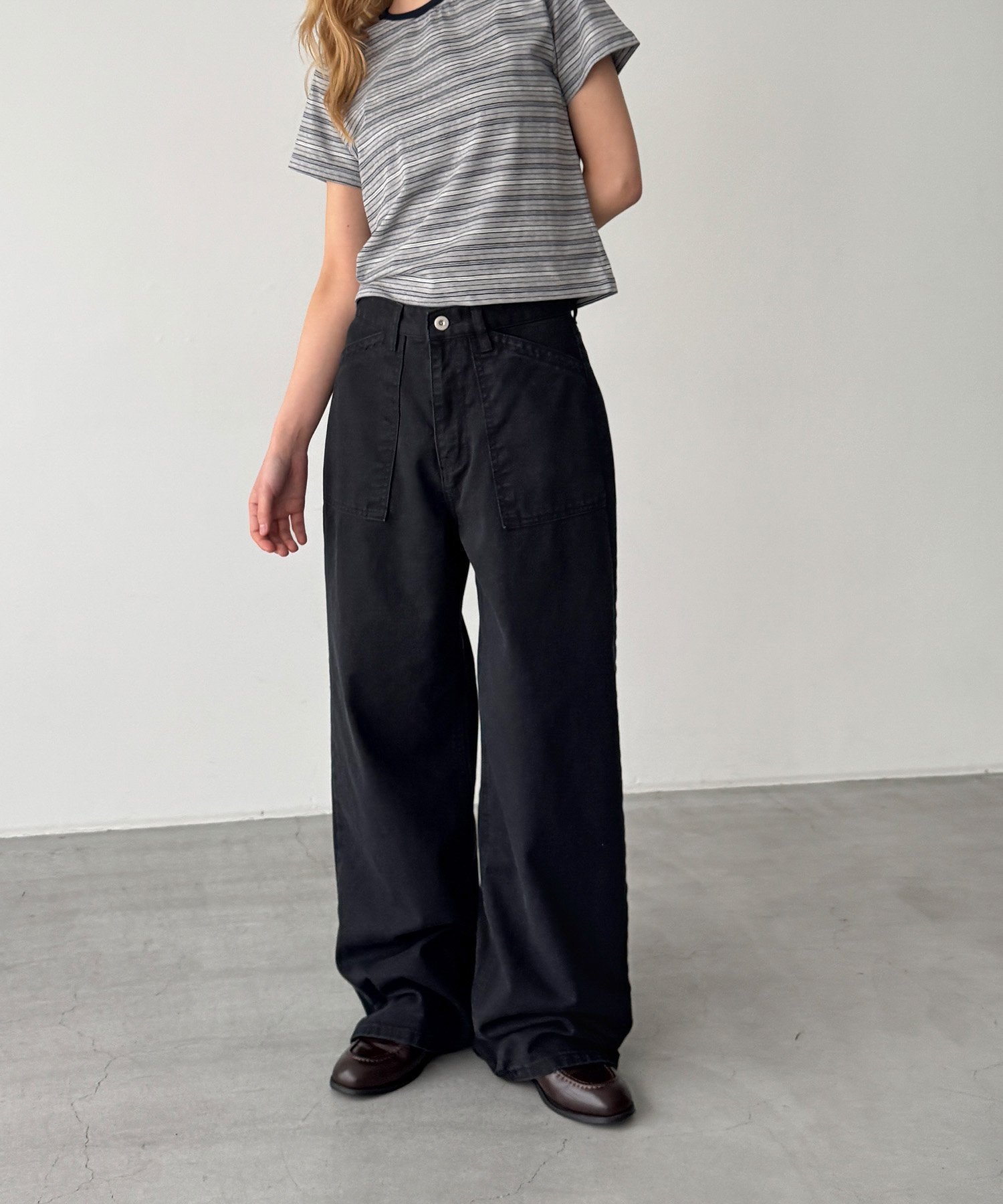【キャナルジーン/CANAL JEAN】のEl mar ウォッシングベイカーパンツ インテリア・キッズ・メンズ・レディースファッション・服の通販 founy(ファウニー) ファッション Fashion レディースファッション Fashion for Women パンツ Pants & Trousers コンパクト Compact, Small Size シューズ Shoes, Footwear スニーカー Sneakers, Trainers タンク Tank Top, Sleeveless Top ポケット Pocket, Pocket Detail ワイド Wide, Wide Fit おすすめ Recommended / Our Picks エレガント 上品 Elegant ブラック|ID: prp329100004993611 ipo3291000000037400466
