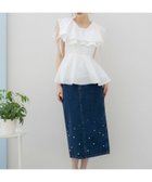 【ノエラ/Noela】のパールデニムナロースカート インディゴ|ID: prp329100004993615 ipo3291000000037400492