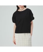 【ビームス ハート/BEAMS HEART】のねじりスリーブ プルオーバー 大人の最旬トレンドファッション＆コーディネート founy(ファウニー) ファッション Fashion レディースファッション Fashion for Women トップス・カットソー Cut & Sew Tops カジュアルプルオーバー・ニットトップス Pullovers & Knit Tops / Casual Pullovers シンプル Simple, Minimal スラックス Slacks, Dress Pants スリーブ Sleeve, Long Sleeve / Short Sleeve タイトスカート Pencil Skirt, Tight Skirt ツイスト Tweed, Tweed Fabric デニム Denim, Jeans Material thumbnail BLACK|ID: prp329100004993617 ipo3291000000037400520