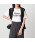 【ユナイテッドアローズ/UNITED ARROWS】のロゴ ショートスリーブ Tシャツ 大人の最旬トレンドファッション＆コーディネート founy(ファウニー) ファッション Fashion レディースファッション Fashion for Women トップス・カットソー Cut & Sew Tops シャツ・ブラウス・オフィスカジュアル Elegant Blouses & Button-Ups ロングTシャツ・Tシャツ Longline T-Shirts & Tees インナー Innerwear 春 Spring 秋 Autumn コンパクト Compact, Small Size サロペット Overalls, Salopette ショート Short, Short Length スリーブ Sleeve, Long Sleeve / Short Sleeve ボトム Bottoms, Lower Wear モノトーン Monotone, Black and White ルーズ Loose, Oversized アウトレット Outlet / Clearance おすすめ Recommended / Our Picks 夏 Summer thumbnail OFF WHITE|ID: prp329100004993618 ipo3291000000037400524
