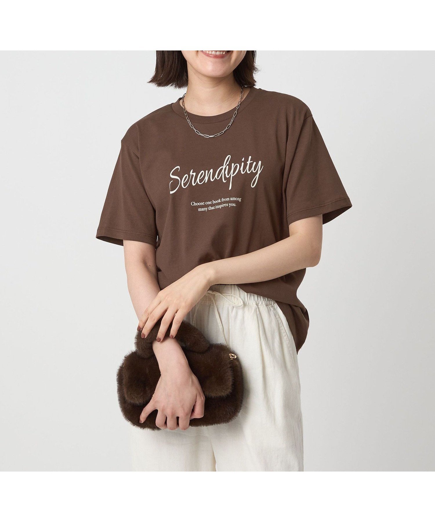 【ユナイテッドアローズ/UNITED ARROWS】のロゴ ショートスリーブ Tシャツ インテリア・キッズ・メンズ・レディースファッション・服の通販 founy(ファウニー) 　ファッション　Fashion　レディースファッション　Fashion for Women　トップス・カットソー　Cut & Sew Tops　シャツ・ブラウス・オフィスカジュアル　Elegant Blouses & Button-Ups　ロングTシャツ・Tシャツ　Longline T-Shirts & Tees　インナー　Innerwear　春　Spring　秋　Autumn　コンパクト　Compact, Small Size　サロペット　Overalls, Salopette　ショート　Short, Short Length　スリーブ　Sleeve, Long Sleeve / Short Sleeve　ボトム　Bottoms, Lower Wear　モノトーン　Monotone, Black and White　ルーズ　Loose, Oversized　アウトレット　Outlet / Clearance　おすすめ　Recommended / Our Picks　夏　Summer　MD.BROWN|ID: prp329100004993618 ipo3291000000037400525