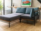 【アドレス/address / GOODS】のKarla sofa corner / カーラ ソファ コーナー 大人の最旬トレンドファッション＆コーディネート founy(ファウニー) 送料無料 Free Shipping クッション Cushion, Throw Pillow スリム Slim, Slim Fit フレーム Frame, Outline ホーム・キャンプ・アウトドア・お取り寄せ Home Living / Home & Lifestyle / Camping Gear / Outdoor Camping 家具・インテリア Home Furniture & Interior. Stylish & Functional Living Spaces ソファー Couches & Sofas thumbnail 背クッション張地:ブルー|ID: prp329100000000602 ipo3291000000036996551