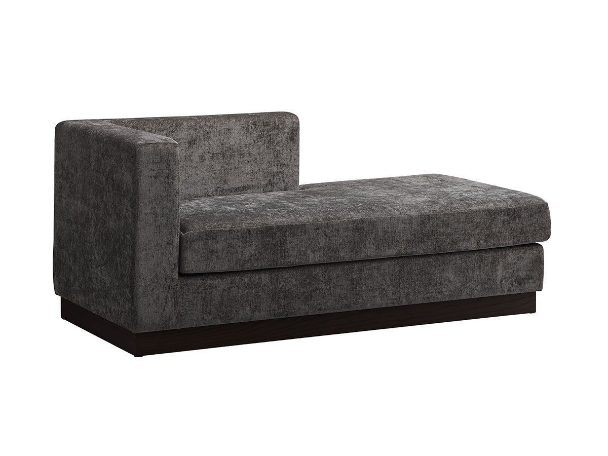 【フライミー ノワール/FLYMEe Noir / GOODS】のCHAISE LONGUE / シェーズロング n5956(左アーム) インテリア・キッズ・メンズ・レディースファッション・服の通販 founy(ファニー) 　クッション　Cushion, Throw Pillow　シンプル　Simple, Minimal　トレンド　Trend, Trending Now　フォルム　Silhouette, Form　ホーム・キャンプ・アウトドア・お取り寄せ　Home Living / Home & Lifestyle / Camping Gear / Outdoor Camping　家具・インテリア　Home Furniture & Interior. Stylish & Functional Living Spaces　その他 インテリア雑貨、家具　Home Decor & Furniture Extras　張地:グリード ナツメグ(Dランク)、脚部ダークブラウン|ID: prp329100000000634 ipo3291000000030245511