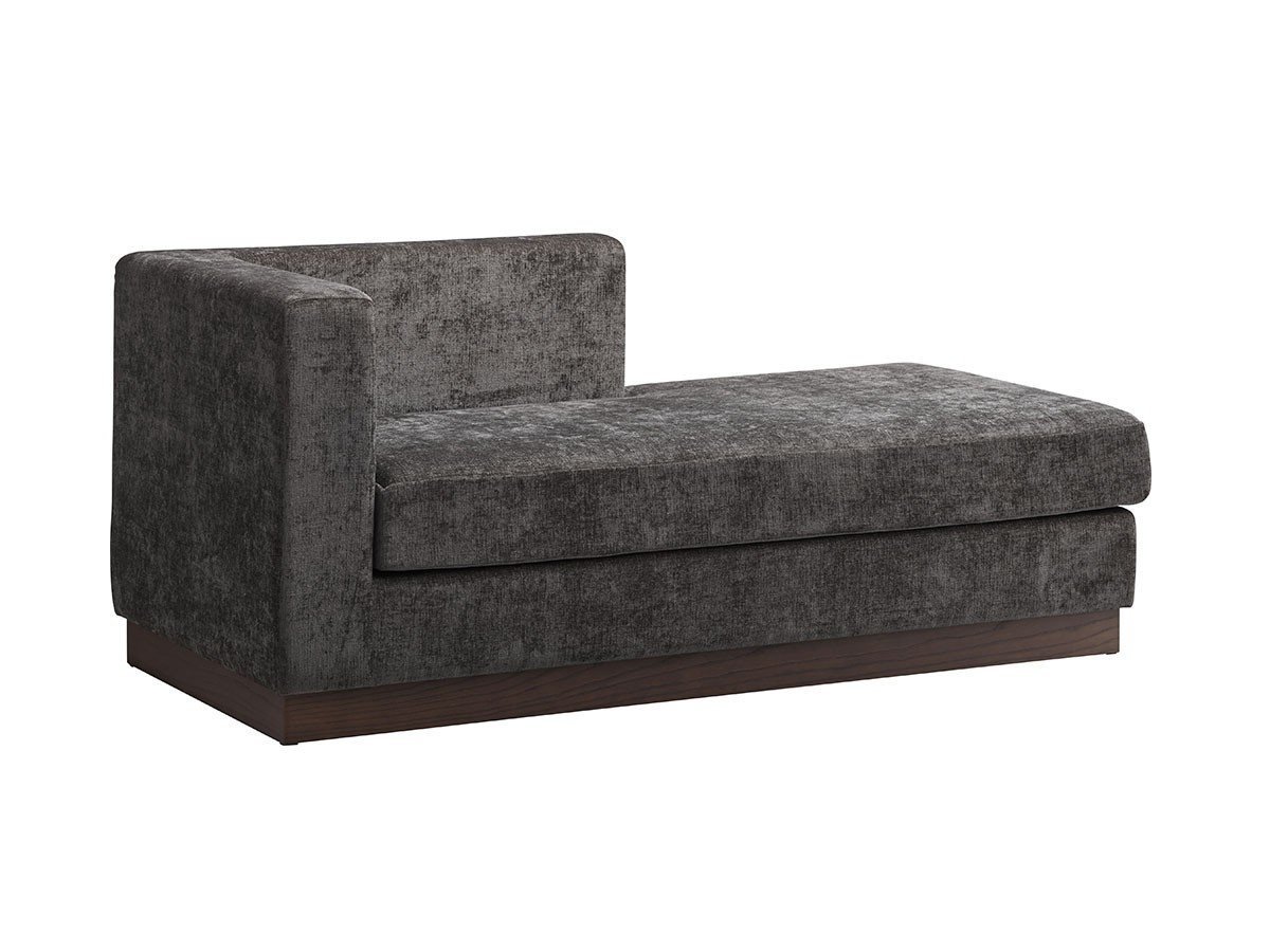 【フライミー ノワール/FLYMEe Noir / GOODS】のCHAISE LONGUE / シェーズロング n5956(左アーム) インテリア・キッズ・メンズ・レディースファッション・服の通販 founy(ファニー) 　クッション　Cushion, Throw Pillow　シンプル　Simple, Minimal　トレンド　Trend, Trending Now　フォルム　Silhouette, Form　ホーム・キャンプ・アウトドア・お取り寄せ　Home Living / Home & Lifestyle / Camping Gear / Outdoor Camping　家具・インテリア　Home Furniture & Interior. Stylish & Functional Living Spaces　その他 インテリア雑貨、家具　Home Decor & Furniture Extras　張地:グリード ナツメグ(Dランク)、脚部ウォルナット|ID: prp329100000000634 ipo3291000000030245518