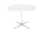 【フリッツ ハンセン/FRITZ HANSEN / GOODS】のTABLE SERIES CIRCULAR / テーブルシリーズ 円形テーブル 4スターベース A622 / A623 天板:ラミネート / ホワイト、脚部:サテン仕上、サイズ:A623|ID: prp329100000000703 ipo3291000000036859827