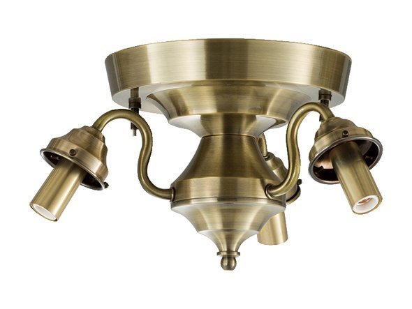 【フライミー ファクトリー/FLYMEe Factory / GOODS】のCUSTOM SERIES 3 Ceiling Lamp × Petit Steel / カスタムシリーズ 3灯シーリングランプ × スチール(プチ) インテリア・キッズ・メンズ・レディースファッション・服の通販 founy(ファニー) 　送料無料　Free Shipping　アンティーク　Antique　クラシカル　Classical　シンプル　Simple　ホーム・キャンプ・アウトドア・お取り寄せ　Home,Garden,Outdoor,Camping Gear　家具・インテリア　Furniture　ライト・照明　Lighting & Light Fixtures　シーリングライト　Ceiling Light　器具本体:ゴールド|ID: prp329100000000717 ipo3291000000030243270