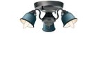 【フライミー ファクトリー/FLYMEe Factory / GOODS】のCUSTOM SERIES 3 Ceiling Lamp × Petit Steel / カスタムシリーズ 3灯シーリングランプ × スチール(プチ) 器具本体:ビンテージメタル、シェード:ディープグリーン|ID: prp329100000000717 ipo3291000000033499569