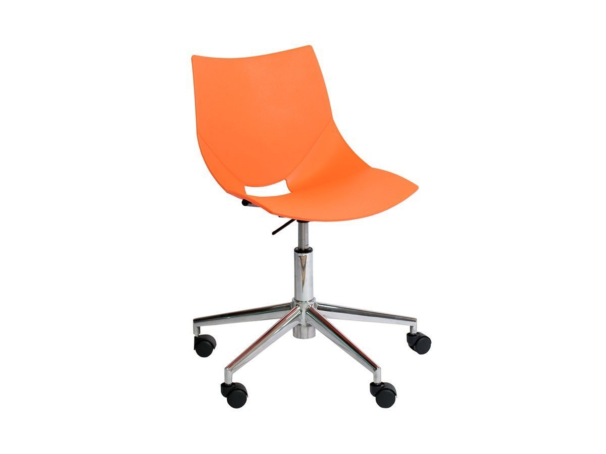 【チェラントラ/Cerantola / GOODS】のKoska Swivel X Desk Chair / コスカ スウィーベル X デスクチェア インテリア・キッズ・メンズ・レディースファッション・服の通販 founy(ファウニー) 　送料無料　Free Shipping　デスク　Desk, Work Desk　フィット　Fit, Slim Fit　ホーム・キャンプ・アウトドア・お取り寄せ　Home Living / Home & Lifestyle / Camping Gear / Outdoor Camping　家具・インテリア　Home Furniture & Interior. Stylish & Functional Living Spaces　チェア・椅子　Seating & Chairs　オフィスチェア・在宅ワーク用チェア　Office & Desk Chairs　オレンジ|ID: prp329100000000767 ipo3291000000037066822