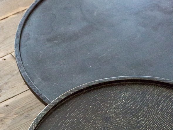 【ノットアンティークス/knot antiques / CRASH GATE / GOODS】のBARK COFFEE TABLE / バーク コーヒーテーブル 直径60cm(石天板) インテリア・キッズ・メンズ・レディースファッション・服の通販 founy(ファニー) 　テーブル　Table　バランス　Balance　ヴィンテージ　Vintage　ホーム・キャンプ・アウトドア・お取り寄せ　Home,Garden,Outdoor,Camping Gear　家具・インテリア　Furniture　テーブル　Table　ローテーブル・センターテーブル　Low Table/Center Table　天然石の天板をホワイトオークで縁取っています。|ID: prp329100000000791 ipo3291000000025316549