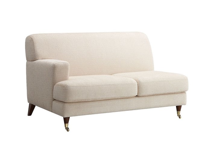 【フライミー ブラン/FLYMEe Blanc / GOODS】の2P SOFA / 2人掛け片肘ソファ n59103(右アーム・真鍮キャスター脚) インテリア・キッズ・メンズ・レディースファッション・服の通販 founy(ファニー) https://founy.com/ クッション Cushion, Throw Pillow フォルム Silhouette, Form ホーム・キャンプ・アウトドア・お取り寄せ Home Living / Home & Lifestyle / Camping Gear / Outdoor Camping 家具・インテリア Home Furniture & Interior. Stylish & Functional Living Spaces ソファー Couches & Sofas |ID: prp329100000000806 ipo3291000000030199922