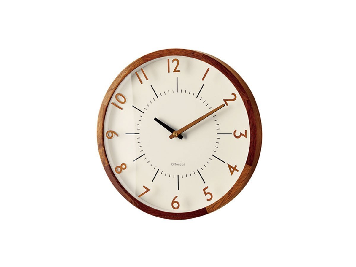 【フライミーパーラー/FLYMEe Parlor / GOODS】のWall Clock / ウォールクロック #107001 インテリア・キッズ・メンズ・レディースファッション・服の通販 founy(ファニー) 　アクリル　Acrylic　ウッド　Wood　ガラス　Glass　シンプル　Simple　フレーム　Flame　プリント　Print　時計　Clock　ホーム・キャンプ・アウトドア・お取り寄せ　Home,Garden,Outdoor,Camping Gear　家具・インテリア　Furniture　その他 インテリア雑貨、家具　Furniture, Interior, Others　ブラウン|ID: prp329100000000821 ipo3291000000007925080