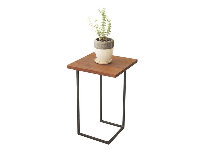 【杉山製作所/Sugiyama Seisakusho / GOODS】のKUROTETSU SUMI SIDE TABLE / クロテツ スミ サイドテーブル(木天板) インテリア・キッズ・メンズ・レディースファッション・服の通販 founy(ファニー) https://founy.com/ 送料無料 Free Shipping おすすめ Recommend クール Cool シンプル Simple スクエア Square テーブル Table フレーム Flame ホーム・キャンプ・アウトドア・お取り寄せ Home,Garden,Outdoor,Camping Gear 家具・インテリア Furniture テーブル Table サイドテーブル・小テーブル Side Table/Small Table |ID: prp329100000000825 ipo3291000000030182159