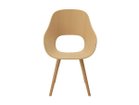 【ラウンディッシュ/Roundish / GOODS】のArm Chair / アームチェア 板座 ウッド:オーク NL-0(ウレタン塗装 / ナチュラルホワイト)|ID:prp329100000000838