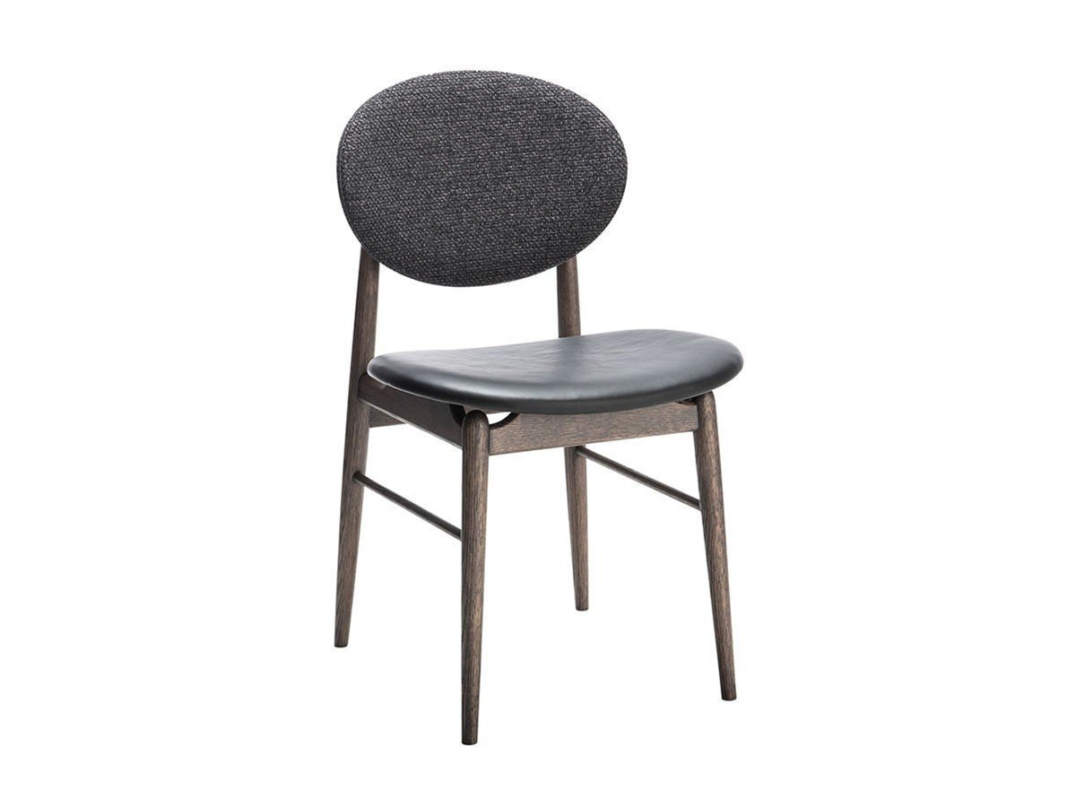 【アリアケ/ARIAKE / GOODS】のOutline Chair / アウトラインチェア(レザーシート+ファブリックバック) インテリア・キッズ・メンズ・レディースファッション・服の通販 founy(ファニー) 　送料無料　Free Shipping　ホーム・キャンプ・アウトドア・お取り寄せ　Home Living / Home & Lifestyle / Camping Gear / Outdoor Camping　家具・インテリア　Home Furniture & Interior. Stylish & Functional Living Spaces　チェア・椅子　Seating & Chairs　ダイニングチェア・木製チェア　Dining Chairs　背面張地:B-CGR(ファブリック / モリデン)、座面張地:ブラック(レザー / ミドリ)、フレー|ID: prp329100000000882 ipo3291000000033076819