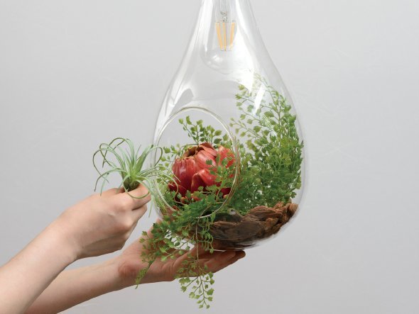 【フライミーパーラー/FLYMEe Parlor / GOODS】のBOTANIC Hanging light / ボタニック ハンギングライト M インテリア・キッズ・メンズ・レディースファッション・服の通販 founy(ファニー) 　送料無料　Free Shipping　ホーム・キャンプ・アウトドア・お取り寄せ　Home Living / Home & Lifestyle / Camping Gear / Outdoor Camping　家具・インテリア　Home Furniture & Interior. Stylish & Functional Living Spaces　ライト・照明　Lamps & Lighting Fixtures　ペンダントライト・吊り下げ照明　Pendant Light / Hanging Light Fixture　シリーズでフェイクグリーン付タイプを展開しています。|ID: prp329100000000884 ipo3291000000036847825